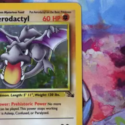 Aerodactyl 1/62 Fossil Unlimited Holo MP - Image 4