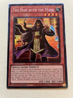 Yugioh The Man with the Mark MZTM EN001 Collectors Rare 1st ED - Image 1