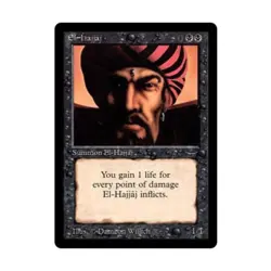 WOTC MtG Arabian Nights El-Hajjaj (U2) EX - Image 1