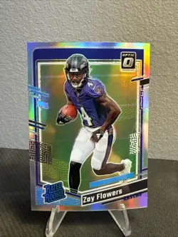 2023 Panini Donruss Optic - Rated Rookie Zay Flowers #210 Holo Prizm (RC) - Image 1