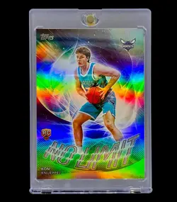 KON KNUEPPEL ROOKIE BLUE WAVE REFRACTOR HOLO Prizm SP Insert Non Auto - HORNETS - Image 1
