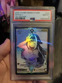Gamersupps VCARD Rising Stars - Shylily - 1st Edition - Power 10 - Graded PSA 10 - Image 1