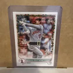 2022 Topps Holiday - Variation Shohei Ohtani #HW100 Santa Belt - Image 1