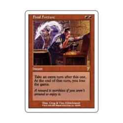 WOTC MtG 7th Ed Final Fortune (R) EX - Image 1