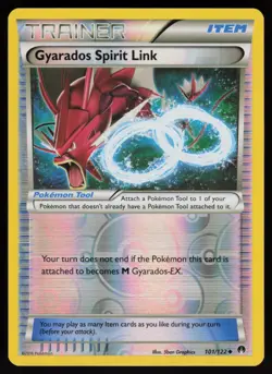 Reverse Holo Gyarados Spirit Link 101/122 XY - BREAKpoint Pokemon TCG Card - Image 1