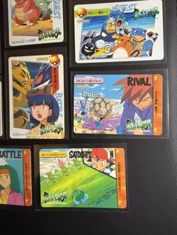 x 10 Pokemon Bandai Carddass Vending Series Cards Anime Pocket Monsters Bundle - Image 4