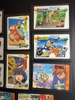 x 10 Pokemon Bandai Carddass Vending Series Cards Anime Pocket Monsters Bundle - Image 5