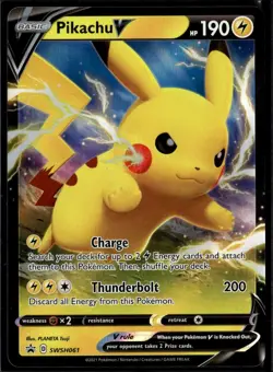 Pikachu V - Promo SWSH: Sword & Shield Promo Cards SWSH061 NM - Image 1
