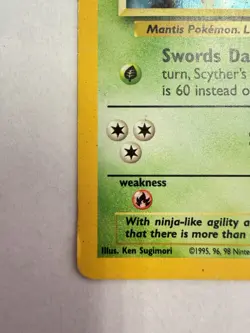 Scyther 17/130 Base Set 2 Holo Rare Pokemon Card WOTC LP/MP - Image 5