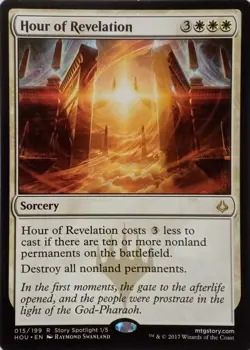 015/199 HOUR OF REVELATION RARE HOUR OF DEVASTATION MTG CARD - Image 1