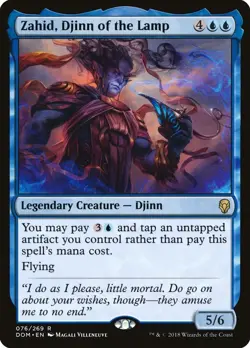 4x Zahid, Djinn of the Lamp MTG Dominaria NM Magic Regular - Image 1