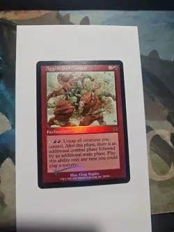 Aggravated Assault - Onslaught - FOIL - MTG - NM - Image 1