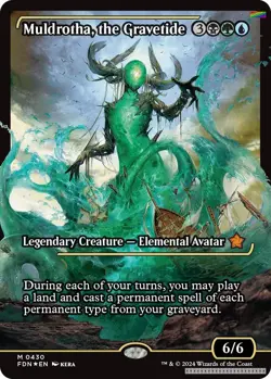 Muldrotha, the Gravetide (Showcase) [FDN - 430] - NM [Foil] TCG MTG - Image 1