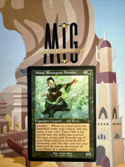 Nissa Resurgent Animist 🔥 RETRO NonFOIL 🔥MTG NM March of the Machine Aftermath - Image 1