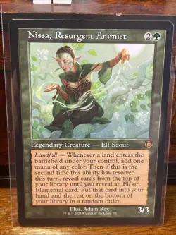 Nissa, Resurgent Animist (Retro Frame) March of the Machine: The Aftermath (Reg) - Image 1