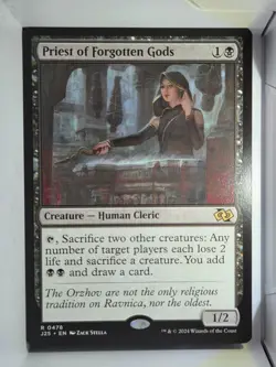 Priest of Forgotten Gods - R478 - MTG - Foundations Jumpstart (J25) - Image 1