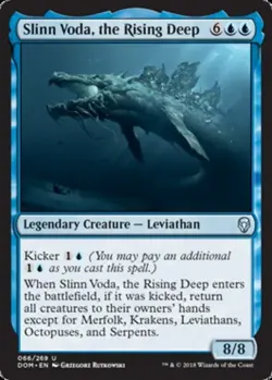4x Slinn Voda, the Rising Deep MTG Dominaria NM Magic Regular - Image 1
