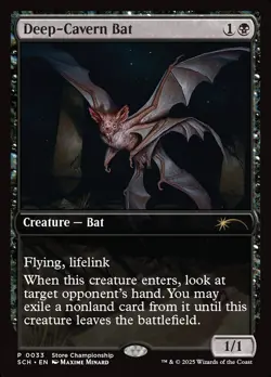 MTG Magic the Gathering Deep-Cavern Bat (33/46) Store Championships 2022 LP - Image 1