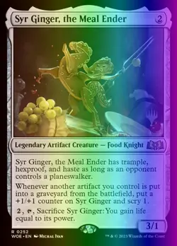 MTG Syr Ginger, the Meal Ender (252p/200) Wilds of Eldraine Promos NM FOIL - Image 1