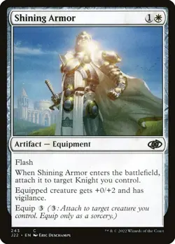 MTG Magic the Gathering Shining Armor (243/835) Jumpstart 2022 LP - Image 1