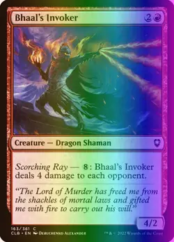 Bhaal's Invoker (163/1080) Commander Legends Battle for Baldur's Gate NM FOIL - Image 1