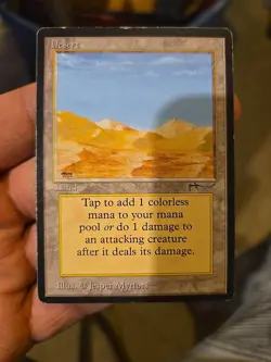 MTG Arabian Nights Desert Played - Image 1