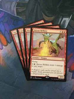 Shivan Hellkite x4 | 7% Off 2+ | Commander Forgotten Realms AFC | NM | MTG - Image 1