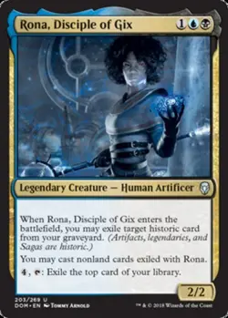 4x Rona, Disciple of Gix MTG Dominaria NM Magic Regular - Image 1