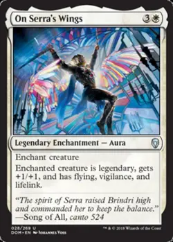 4x On Serra's Wings MTG Dominaria NM Magic Regular - Image 1