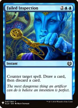 X 1 Failed Inspection NM Mystery Booster 047 MTG Magic The Gathering - Image 1