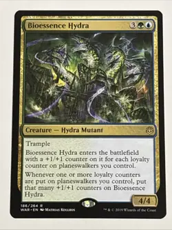 MTG War of the Spark Bioessence Hydra 186/264 NM Rare - Image 1