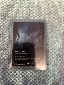 Watery Grave (Borderless) (Foil) - MTG Edge of Eternities #286 - Image 1