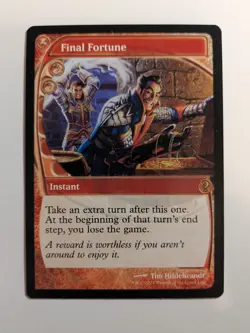 Final Fortune (Future Sight) Mystery Booster 2 Regular MtG 190 - Image 1