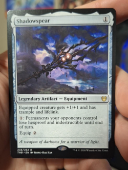 1x Near Mint Shadowspear Theros Beyond Death Regular MTG - Image 1