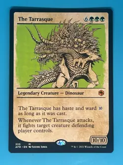 Mtg The Tarrasque (Showcase) Adventures in the Forgotten Realms Regular - Image 1