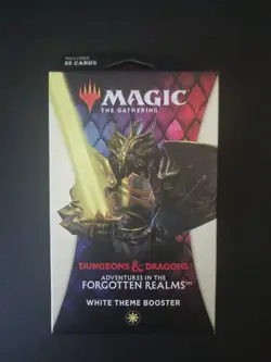 MTG Magic the Gathering Forgotten Realms White Theme Booster Factory Sealed - Image 1