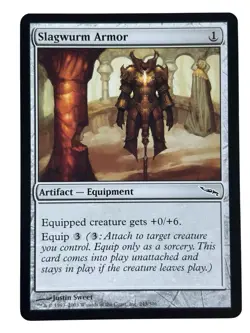 Slagwurm Armor LP Mirrodin Artifact Equipment Mtg Magic English Regular - Image 1