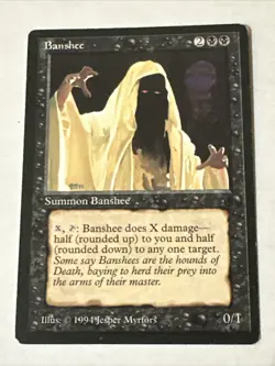 Banshee MTG X1 The Dark Ex Condition See Pics Front/back - Image 1