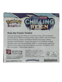 Pokemon TCG Sword & Shield Chilling Reign Booster Box Factory Sealed-SEE PHOTO - Image 3