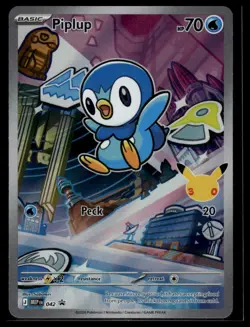 Pokemon TCG Piplup 42 First Partner-Free Shipping - Image 1