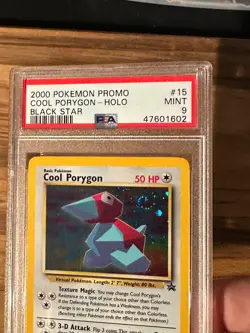 Pokemon Black Star Promo Cool Porygon #15 PSA9 MINT PSA # 47601602 WITH SWIRL - Image 5