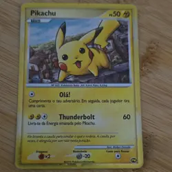Pokemon TCG Pikachu PW Pikachu World Collection Promo Holo Portuguese 2010 50HP - Image 1