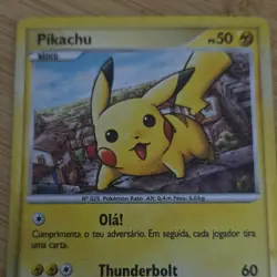 Pokemon TCG Pikachu PW Pikachu World Collection Promo Holo Portuguese 2010 50HP - Image 2