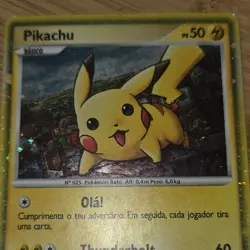 Pokemon TCG Pikachu PW Pikachu World Collection Promo Holo Portuguese 2010 50HP - Image 5