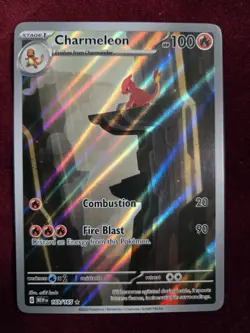 Charmeleon 169/165 English Pokemon TCG Scarlet and Violet 151! - Image 1