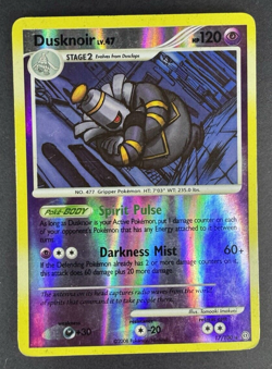 Dusknoir 17/100 - Reverse Holo Rare - Stormfront - Pokemon TCG - MP - Image 1
