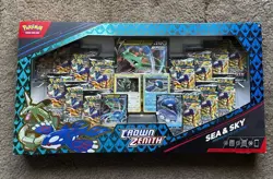 Pokemon TCG: Crown Zenith Sea and Sky Premium Collection Box Sealed New 14 Packs - Image 1