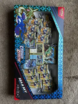 Pokemon TCG: Crown Zenith Sea and Sky Premium Collection Box Sealed New 14 Packs - Image 2