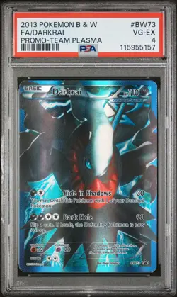 Pokemon 2013 Darkrai Black Star Promos BW73 Team Plasma Box PSA 4 - Image 1