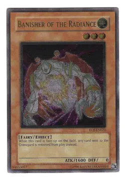 YUGIOH - BANISHER OF THE RADIANCE - ENEMY OF JUSTICE - ULTIMATE RARE - EOJ-EN022 - Image 1